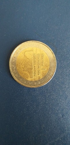 Moneta euro anno 2001 - moneta, da