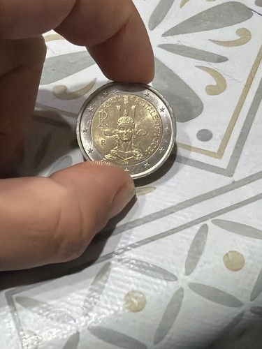 Moneta euro rara - da, del