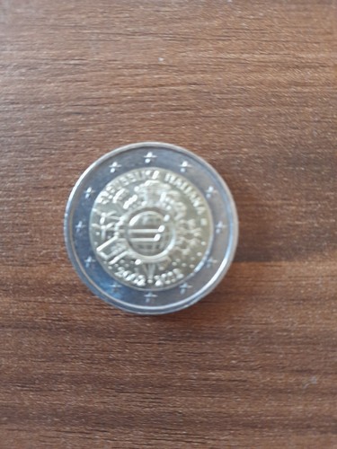 Moneta euro anniversario - da, 2