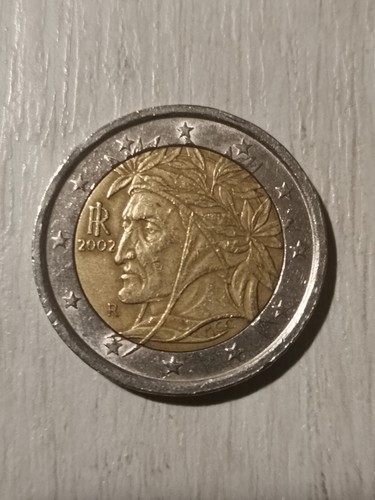 Moneta euro dante - moneta, 2