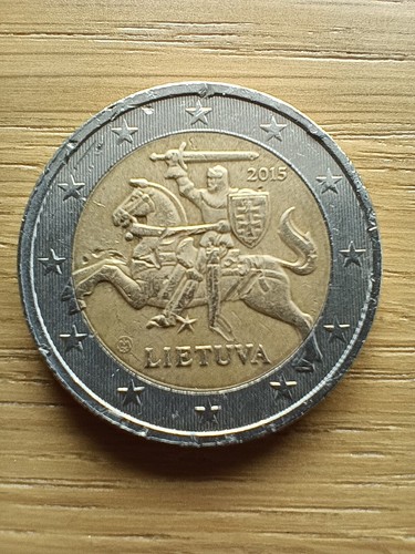 Moneta euro rara lietuva - da,