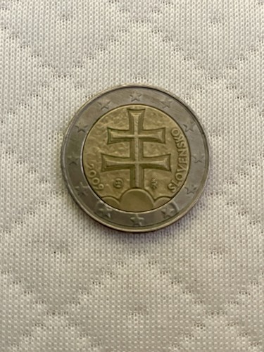 Moneta euro rara - 2, slovenia