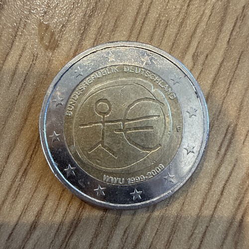 Moneta euro rara tedesca - moneta, da