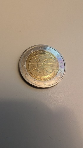 Moneta euro rara con - 2,