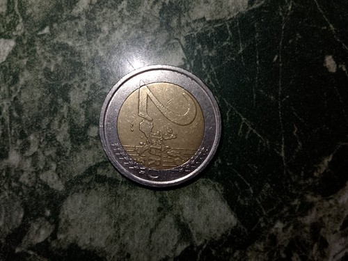 Moneta euro rara - da, 2