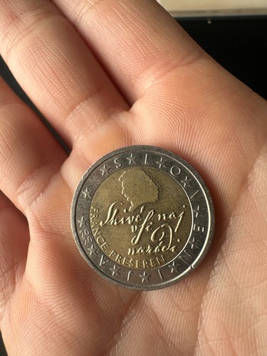 Moneta euro slovenia - moneta, 2