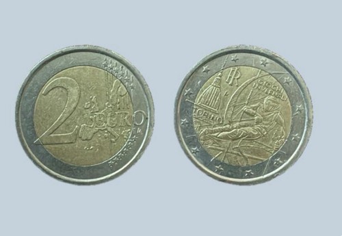 Moneta euro giochi - moneta, da