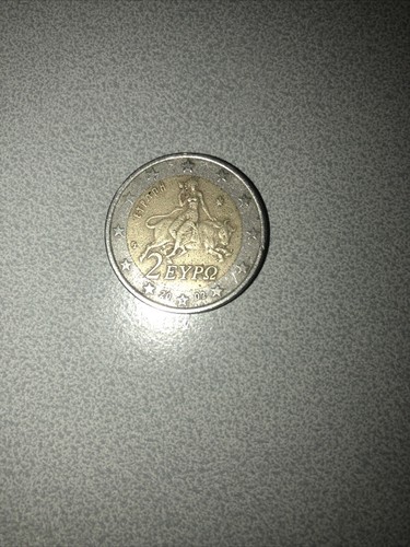 Moneta euro rara grecia - moneta, da